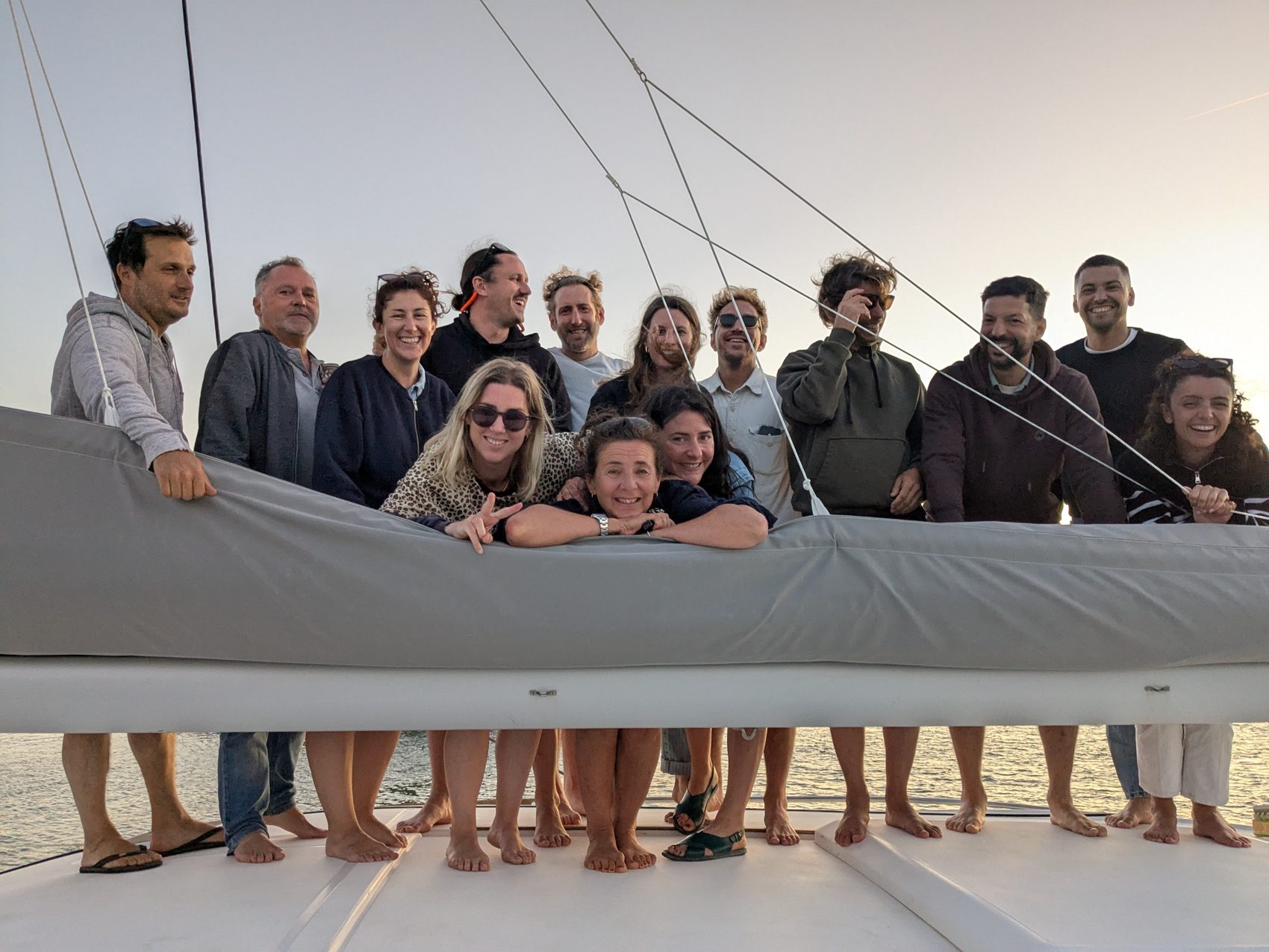 La communauté du Bastion en sortie catamaran à La Rochelle